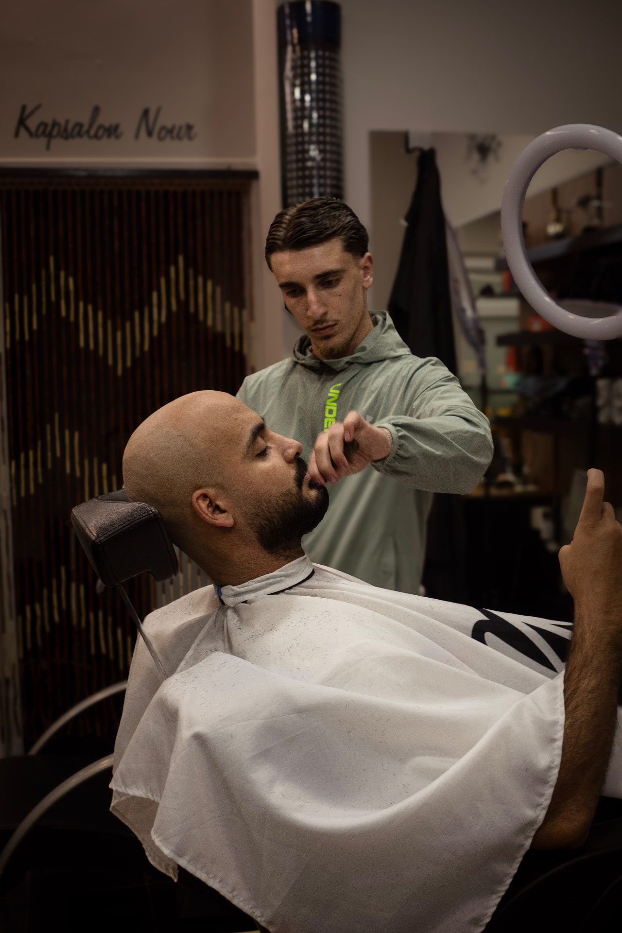 Het vader-en-zoon team van Kapsalon Nour
